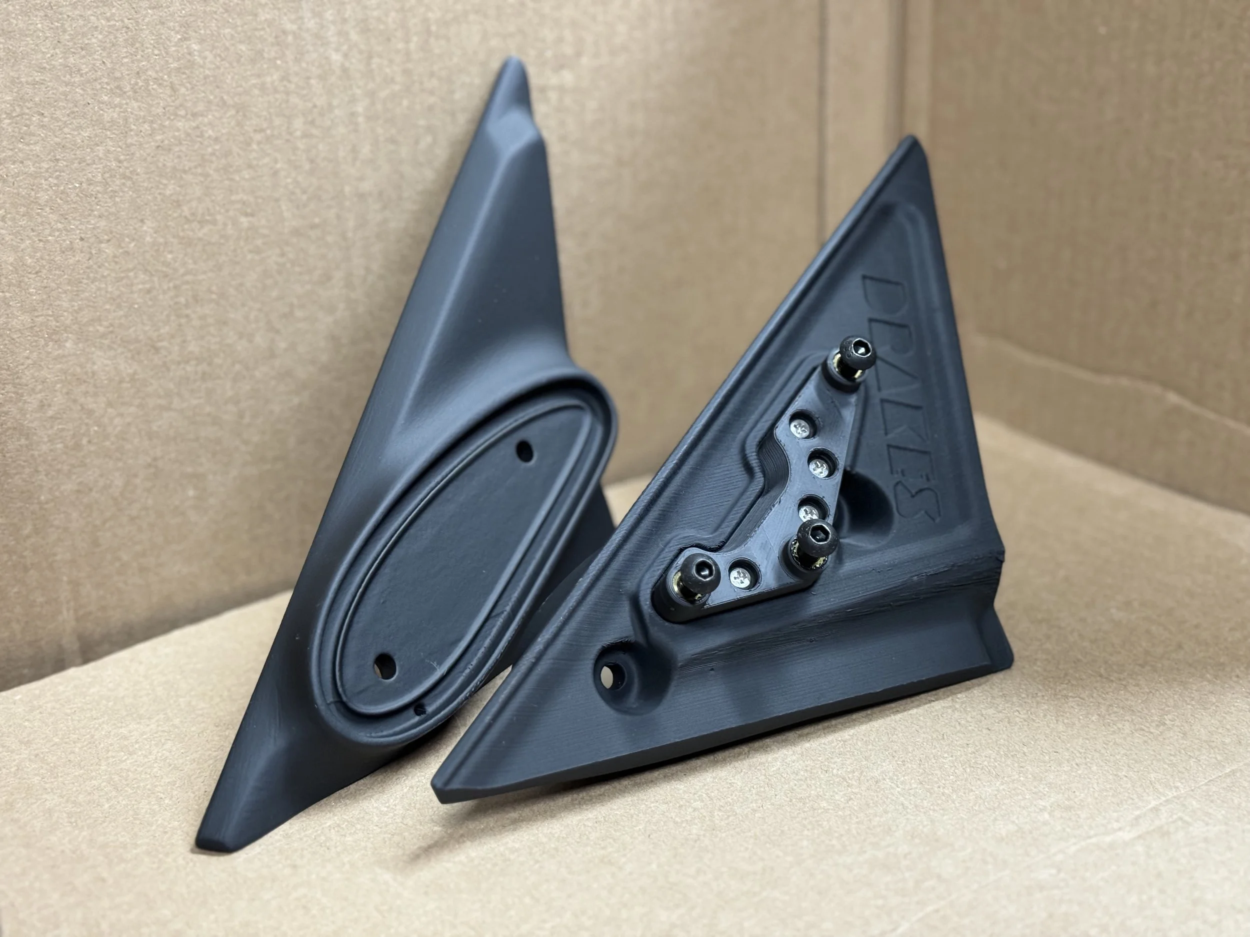 S13/R32 CBR Hurricane Mirror Mounts — DRAKES